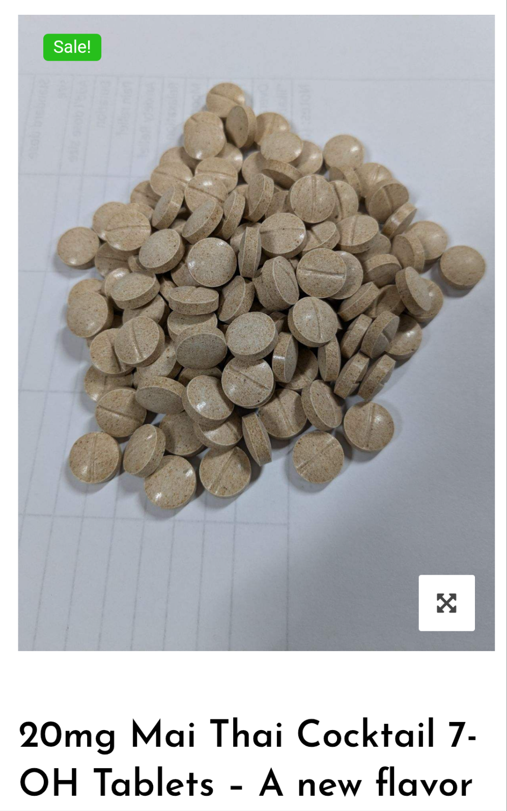 7oh 20mg tablets