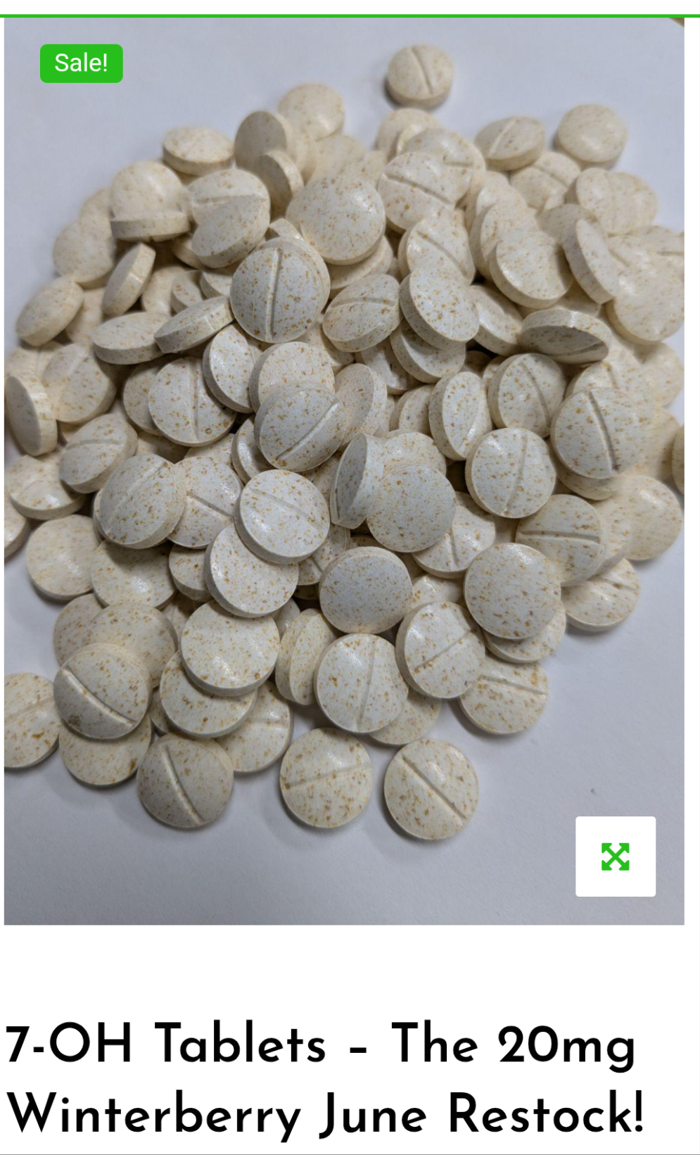 7oh 20mg tablets